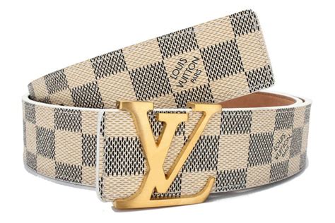 black checkered louis vuitton belt gold buckle